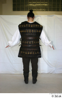  Photos Medieval Brown Vest on white shirt 1 Medieval Clothing a poses brown vest whole body 0003.jpg